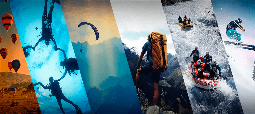 Adventure in the mountains